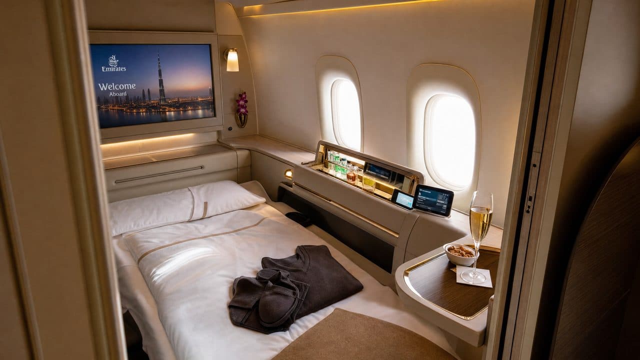 First Class cabin